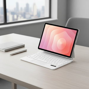 Étui clavier intelligent portable pour tablette <span class=keywords><strong>Samsung</strong></span> <span class=keywords><strong>Galaxy</strong></span> <span class=keywords><strong>Tab</strong></span> S11 avec pavé tactile magnétique rétroéclairé, idéal pour le bureau - Product Image 1