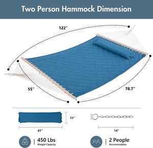 Amaca imbottita con amaca imbottita e <span class=keywords><strong>letto</strong></span> con amaca trapuntata con amaca da giardino, - Product Image 5