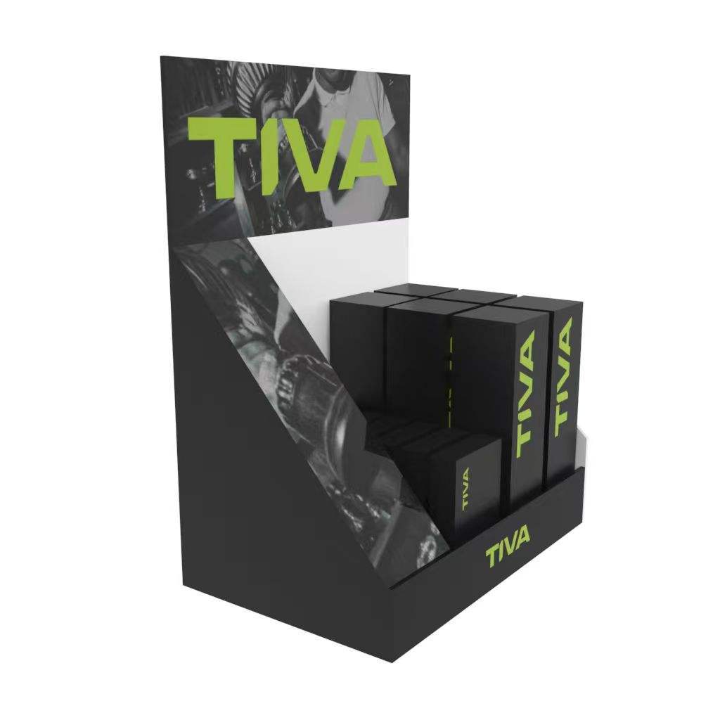 Apache Custom Single-Sided PVC Sports Product Display Stand for Gyms Shelves for Outdoor Product Stores and Supermarkets — view 6