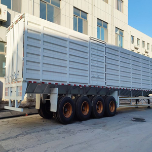 Hot Selling Best Price Fengniao Shandong Tri-Axle 53ft Enclosed Van Box Semi <b>Trailer</b> with 1-2 Ton Payload - Product Image 1