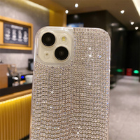 Étuis de protection pour téléphone portable à paillettes 3D scintillantes pour filles et femmes, pour iPhone 16 Pro Max