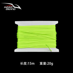 KEEP DIVING Corde plate de remorquage en polyester-nylon haute résistance 2 mm, résistante aux acides et aux alcalis, pour la plongée et la dérive - Product Image 6