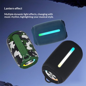 רמקול חכם נייד מיני חיצוני עם תאורת RGB וסאב וופר עמיד למים בתקן IPX6 - Product Image 3