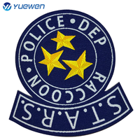 Badge avec Logo de marque personnalisé, Patch tissé de haute qualité pour uniformes scolaires