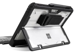 Vente chaude Vogue Style 13 Pouces Folio Conception Stylo Fente Étui De Protection pour microsoft <span class=keywords><strong>surface</strong></span> <span class=keywords><strong>pro</strong></span> <span class=keywords><strong>8</strong></span> avec Ceinture - Product Image 4