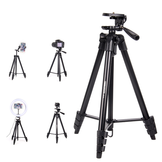 Compact Vertical Light Video Vlog Blogging DSLR Cameras Phone Tripod Carry Bag