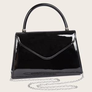 2024 compras en línea Mini bolsos de moda mujer negro PU bolso de mano para damas - Product Image 5