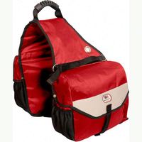 Échantillon gratuit Cashel Quality Deluxe Medium Horse Saddle Pommel Horn Bag, Pochettes rembourrées isolées, Deux poches pour bouteilles d'eau