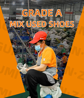 Chaussures d'occasion pour femmes, lots de chaussures d'occasion, chaussures mixtes usagées