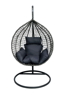 Silla Colgante Moderna de Alta Calidad para Interiores y Exteriores, Silla Colgante de Mimbre de Ratán, Silla Colgante Tipo Hamaca con Soporte - Product Image 2