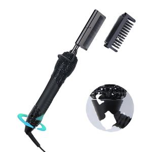 Peigne lisseur et boucleur électrique 2 en 1, peigne lisseur électrique à haute température, boucleur pour cheveux pour un usage domestique - Product Image 5