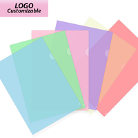 Carpeta de Presentación en Forma de L Personalizada, A4, PP, Multicolor, con Logotipo Personalizado para Uso Escolar y de Oficina