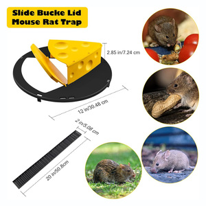 Trampa para Ratones Automática de Plástico ABS Resistente con Desmontaje Rápido para Uso en Interiores/Exteriores, Almacenes y Jardines - Product Image 3