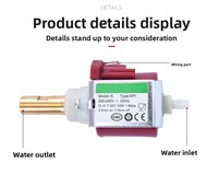 Bomba Electromagnética KP1 de 53W con Tubo de Cobre, Resistente a Ácidos, Álcalis y Aceite, Bomba de Plástico de Ingeniería para Moldeo, Bomba de Agua Eléctrica OEM