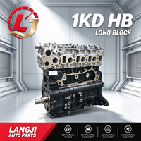 Moteur diesel 1KD HB Long Block, moteur 4 cylindres 3.0L D4D Long Block pour pièces détachées Toyota Hilux