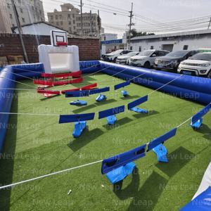 Nuevo salto 36 pies inflable jabonoso campo de fútbol juego de disparos deportes partido pelota competición - Product Image 4