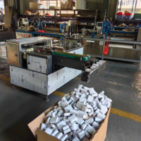 Pièces de rechange pour machine d'emballage de boîtes de feux d'artifice YOVON, couleur argentée, moteur à roulement, vitesse réglable, garantie 1 an, 100-120 boîtes/min