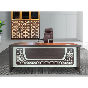 Dernière conception moderne pas cher prix secrétaire mdf en bois personnel exécutif table <span class=keywords><strong>de</strong></span> bureau photos - Product Image 1