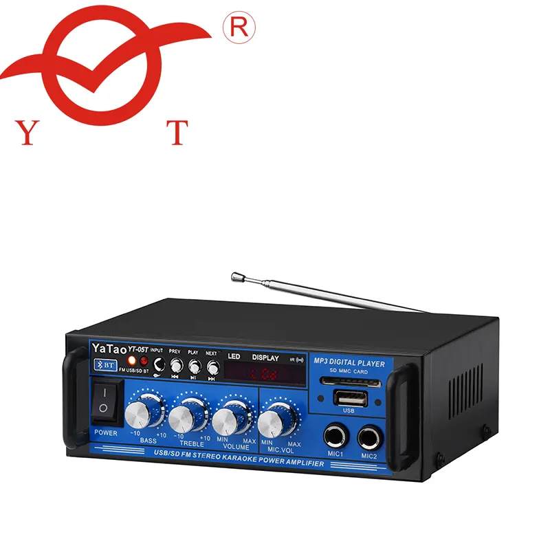 Amplifier Audio Yatao 05T Ukuran Kecil dengan BT 12V