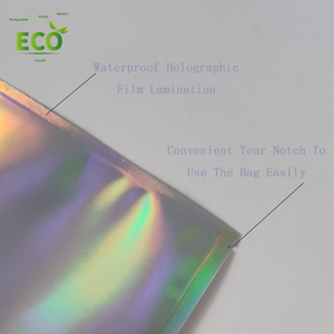 Tùy chỉnh in túi bao bì ba chiều với cửa sổ rõ ràng hiệu quả cho mỹ phẩm dùng một lần như kem dưỡng da - Product Image 5