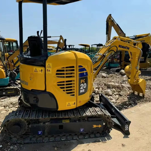 Mini Excavadora de Alto Rendimiento de 2 Toneladas Komatsu PC20MR, Excavadora de Tipo Oruga con Motor y Bomba para Jardinería con Certificación CE EPA - Product Image 4