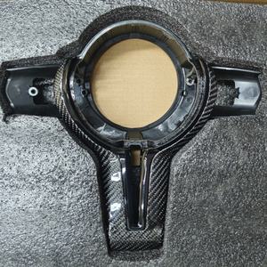 Garniture de <span class=keywords><strong>volant</strong></span> en fibre de carbone noire <span class=keywords><strong>M</strong></span> Performance pour <span class=keywords><strong>BMW</strong></span> F01 F06 F10 X5 F15 X6 F16 F20 F30 F31 F32 F36 F80 M3 - Product Image 1