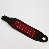 Attelle de poignet chauffante infrarouge à 36 LED pour thérapie par lumière rouge 660nm 850nm avec massage vibrant pour soulager les douleurs aux mains et aux poignets