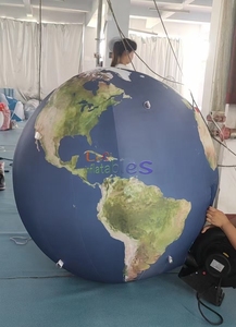 Système solaire Planètes gonflables Décoratif Mars Vénus Saturne Mercure Lune Terre Ballon Pour Espace Thème Décoration - Product Image 5