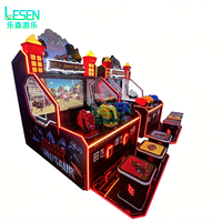Nouvelle Machine de Jeu Commerciale à Monnayeur Dinosaur Rising pour 3 Personnes, avec Tir de Balles et Lancer d'Eau, pour Aire de Jeux pour Enfants
