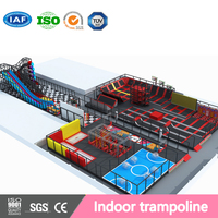 Parc d'aventure intérieur pour enfants Aobeile - Équipements de jeux, toboggans, piscines à balles, trampolines, structures d'escalade - Haute capacité (>500 kg)