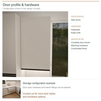 Meubles de cuisine en mélamine au design luxueux, aménagement en L, tiroirs à fermeture amortie, dimensions personnalisées et commandes sur mesure