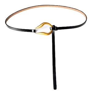 <span class=keywords><strong>Ceinture</strong></span> <span class=keywords><strong>Fine</strong></span> en <span class=keywords><strong>Cuir</strong></span> de Vachette Allongée pour <span class=keywords><strong>Femme</strong></span>, Chaîne de Taille Décorative, avec Boucle en Alliage, Idéale pour Costumes et Jupes - Product Image 4
