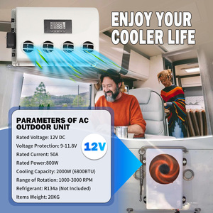 Nouveau climatiseur de toit pour camping-car 12V/24V, semi-remorque et excavatrice, modèle EAC001.28, garantie 1 an - Product Image 5