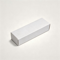 Emballage cosmétique personnalisé, écologique, imperméable et réutilisable pour sérum de soin de la peau, crème pour les yeux, faux cils - Petit format blanc