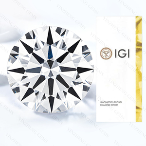 HPHTラボグロウンダイヤモンドメレ VS1 EX ラウンドブリリアントカット Dカラー CVD IGI認定ダイヤモンド 0.1CT-2カラット ジュエリー作成用 - Product Image 3