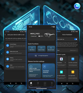 Lunettes Intelligentes Homirn W610 avec Appel Bluetooth, Caméra 800W, <span class=keywords><strong>Traducteur</strong></span> IA, Double Micro, Réduction de Bruit et Anti-Tremblement - Product Image 5