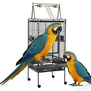 Cage à oiseaux volante en fer forgé pour perroquets et stéringues, cage d'élevage en acier pour petits et grands oiseaux – Vente en gros fabricant - Product Image 3