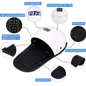 เครื่องอบเล็บ UV LED สำหรับมืออาชีพ OEM พร้อมโลโก้ กำลังไฟ 48 วัตต์ - Product Image 3