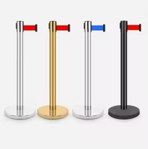 תור חגורה נשלפת נייד diver גדר זמנית פוסט פוסט מחסום בקרת קהל - Product Image 2