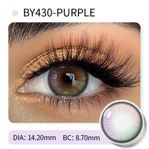 Lentilles de contact colorées vertes effet papillon, lentilles cosmétiques Soflen, taille 14,2 mm - Product Image 1