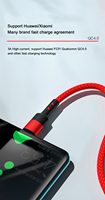 Câble de données PD 3A/5A de haute qualité, charge rapide, 1M/2M/3M, USB Type C 60W, tressé en nylon, cuivre pur, pour téléphone et ordinateur