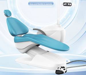 Fauteuil <span class=keywords><strong>dentaire</strong></span> électrique en cuir microfibre certifié CE pour traitement oral complet - Product Image 3