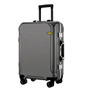 20 '22' 24 '26' valigia bagaglio a mano carrello da viaggio verticale valigia bagaglio d'imbarco con porta caricatore USB