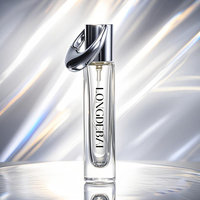 Articles décoratifs avec logo personnalisable, flacons de parfum en verre vides carrés de 10 ml, 20 ml, 30 ml, porte-clés pour femmes, durables