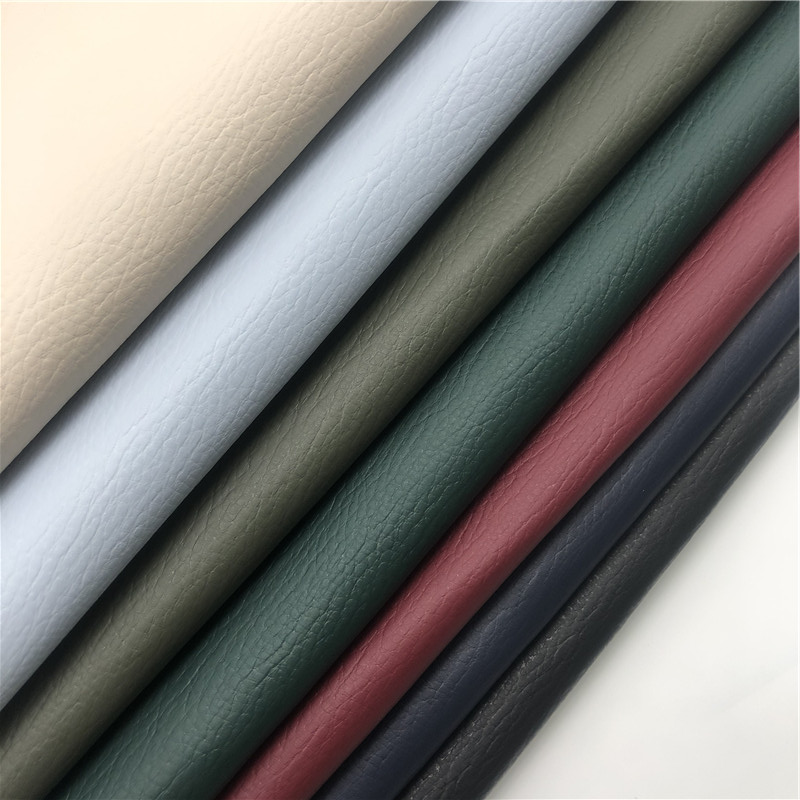 1.4 mm Artificial AR169 Textured Polyurethane Synthetic Imitation Pu Microfiber Leather Fabric Material for Shoes Luggage Bag