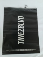 Sac Zippé Noir Personnalisé en Plastique EVA pour l'Emballage de Vêtements de Bébé avec Logo