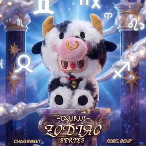 ตุ๊กตาหมี Rebel Bear Zodiac Series ของแท้ 100% แบบกล่องสุ่ม  ตุ๊กตาไวนิลติดพวงกุญแจ 6 ชิ้น/กล่อง  ของตกแต่งกระเป๋าน่ารัก สำหรับทุกวัย - Product Image 4