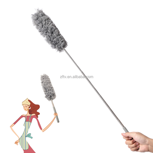 Dụng Cụ Lau Bụi Xe Hơi Bột Lông Bằng Vi Sợi Tay Cầm Dài Có Thể Kéo Dài Với Cần Nối Dài - Product Image 1