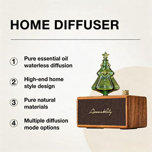 OEM/ODM Retro Design Home Natrual Wood Waterless Scent Atomizing <b>Diffuser</b> Fragrance Aroma <b>Diffuser</b> Pure Essential <b>Oil</b> <b>Diffuser</b> - Product Image 2