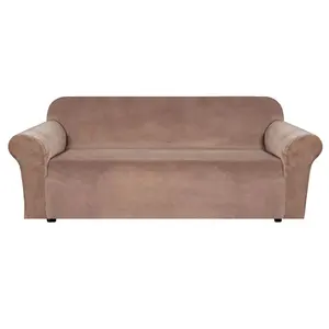 Soft Velvet Thicken Schon bezug Elastic Plush All-Inclusive-Sofa bezug Wohnzimmer Langes Sofa Dekorativer Couch bezug